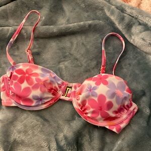 flower bathing suit top